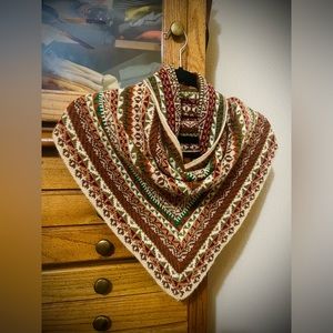 EUC Peruvian 100% Alpaca Bandana Scarf